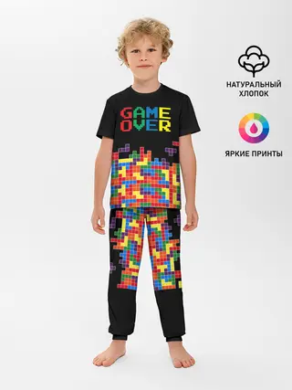 Детская пижама с брюками / ТЕТРИС