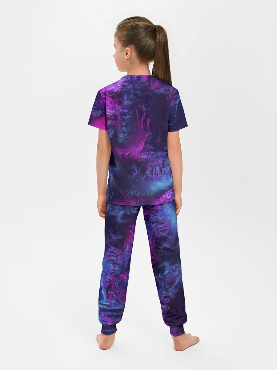 Детская пижама с брюками / Неон