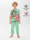 Детская пижама с брюками / Изумрудный дракон