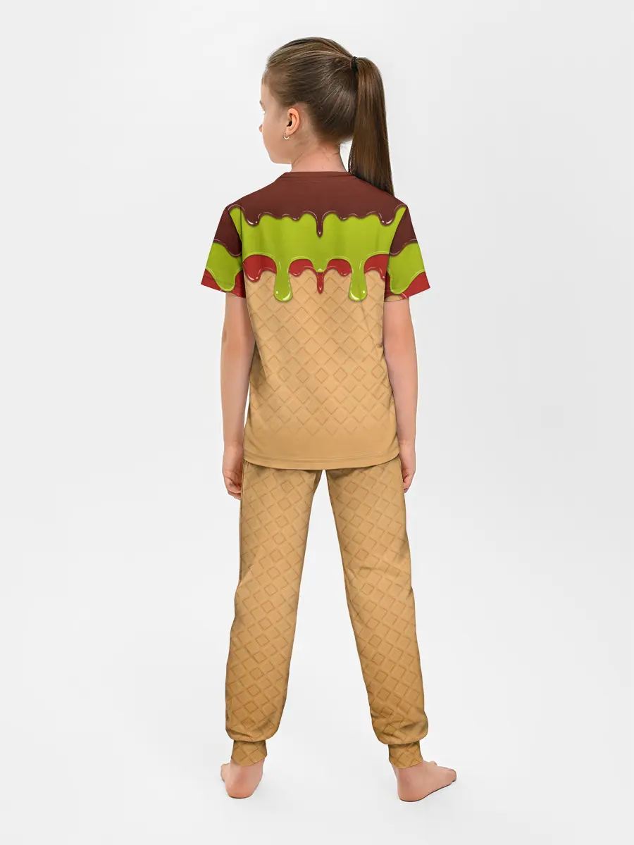 Детская пижама с брюками / Мороженое | Ice Scream
