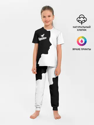 Детская пижама с брюками / Haikyu!! Профиль игрока Карасуно