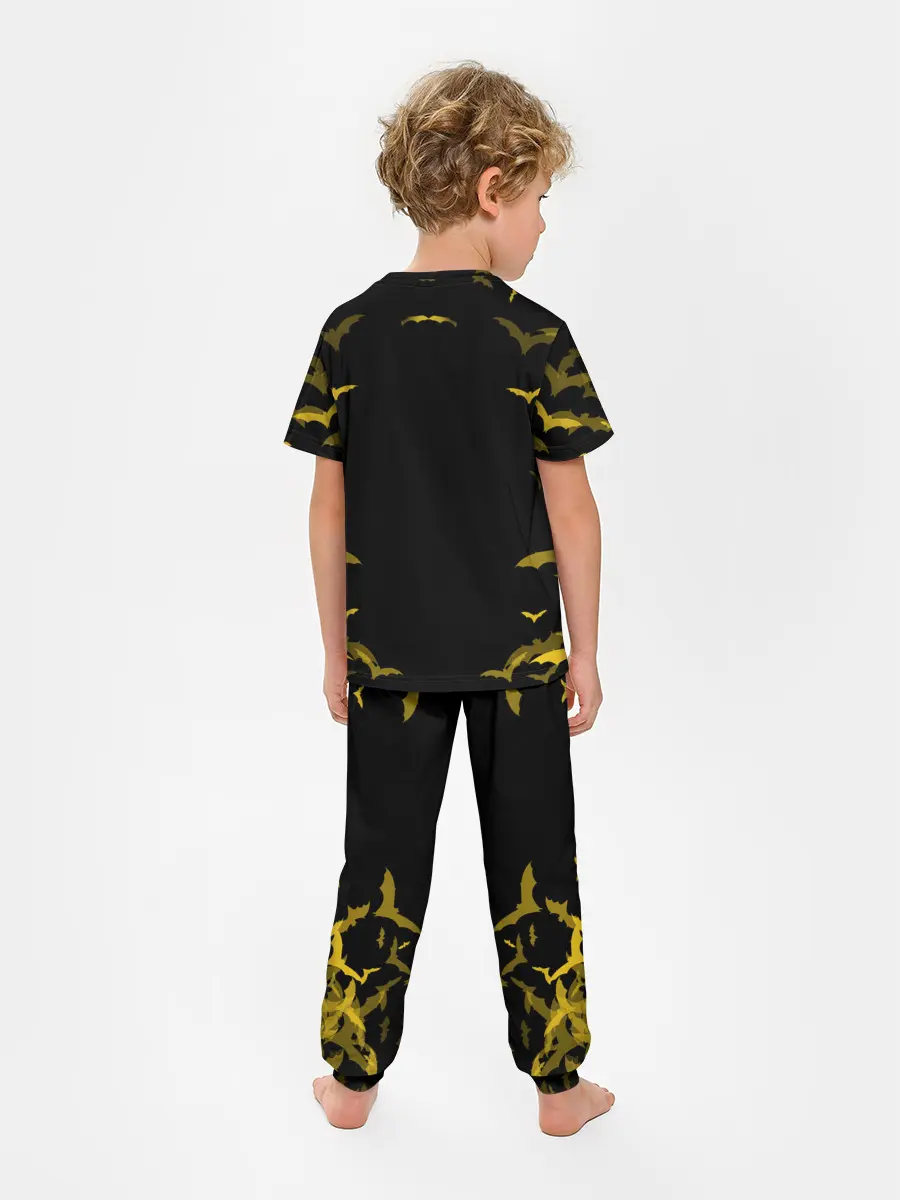Детская пижама с брюками / КОТ НА КЛАДБИЩЕ | ХЕЛЛОУИН