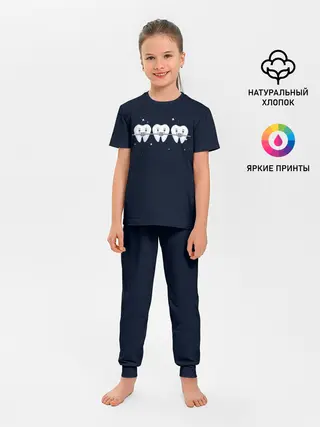 Детская пижама с брюками / Зубы