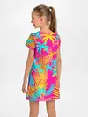 Детское платье / НЕОНОВЫЕ ПАЛЬМЫ / НЕОН / NEON