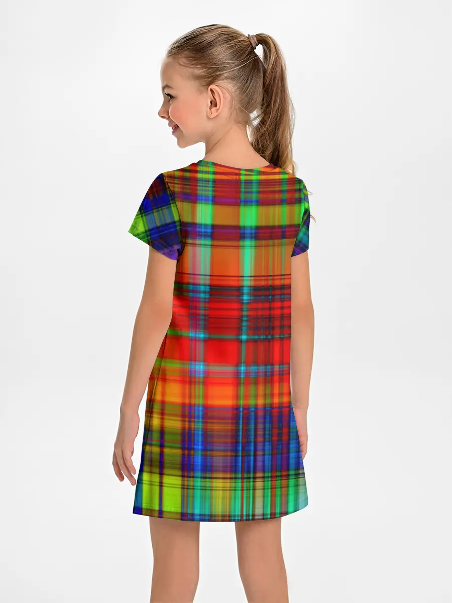 Детское платье / Неоновая сетка