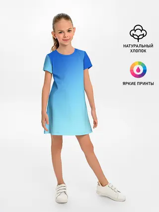 Детское платье / blue