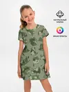 Детское платье / Камуфляж с котиками