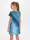 Детское платье / Голубой мрамор
