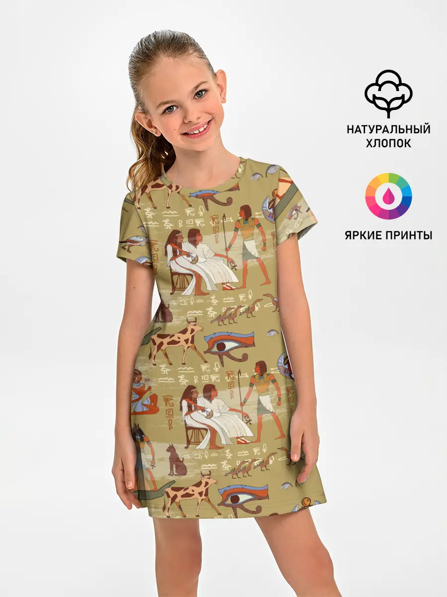 Детское платье / Египетские Боги
