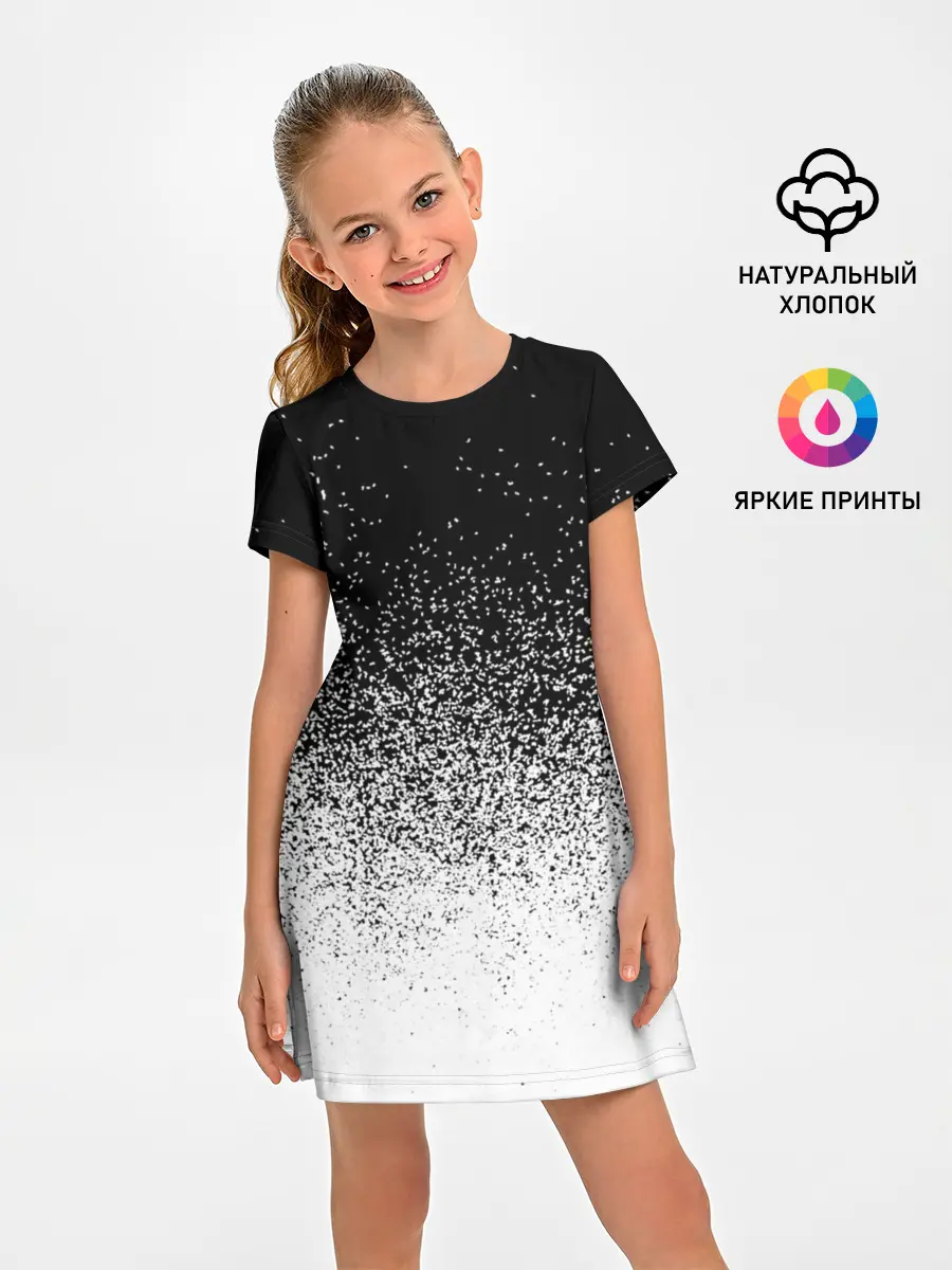 Детское платье / BLACK AND WHITE ABSTRACTION