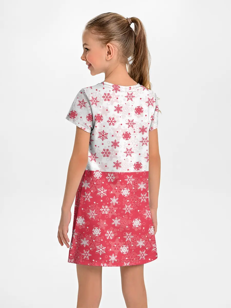Детское платье / Снежинки
