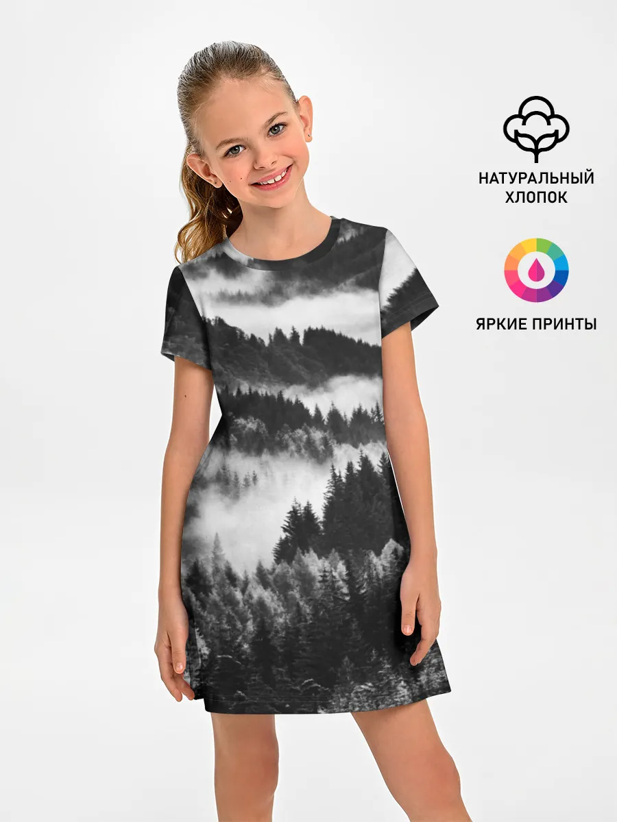 Детское платье / ТУМАННЫЙ ЛЕС / МРАЧНЫЙ ЛЕС