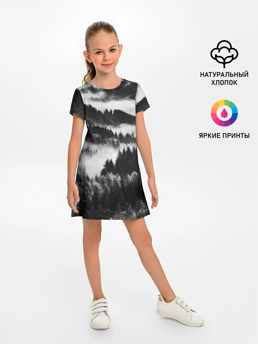 Детское платье / ТУМАННЫЙ ЛЕС / МРАЧНЫЙ ЛЕС