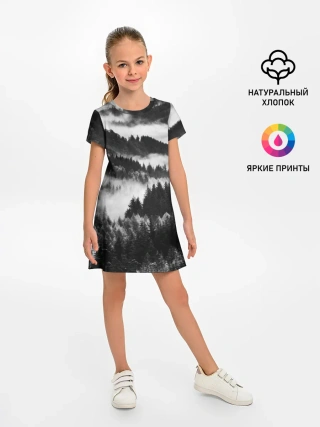 Детское платье / ТУМАННЫЙ ЛЕС / МРАЧНЫЙ ЛЕС