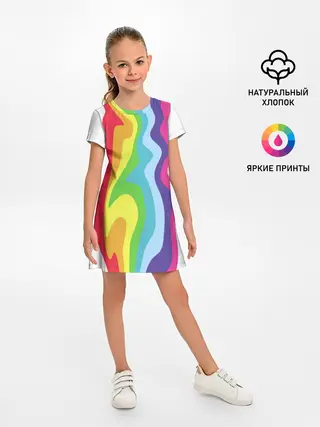 Детское платье / Радуга