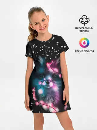 Детское платье / ЛИСЁНОК НОВОГОДНИЙ.