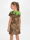 Детское платье / Minecraft камуфляж
