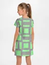 Детское платье / Пиксели зеленые