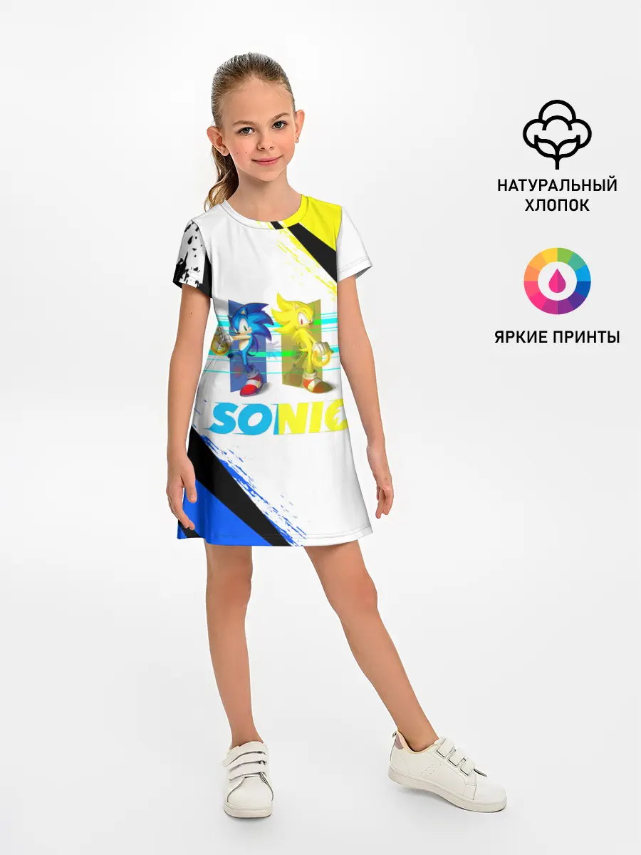 Детское платье / СУПЕР СОНИК