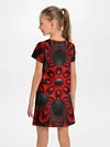 Детское платье / Красный цветок