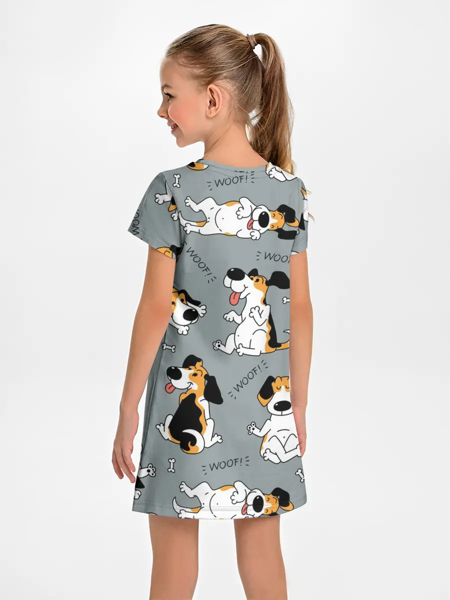 Детское платье / Собаки Бигли