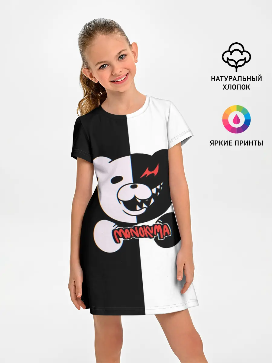 Детское платье / MONOKUMA / МОНОКУМА GLITCH