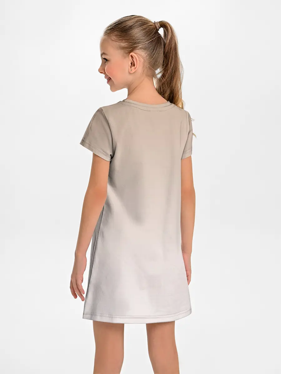 Детское платье / собака в очках