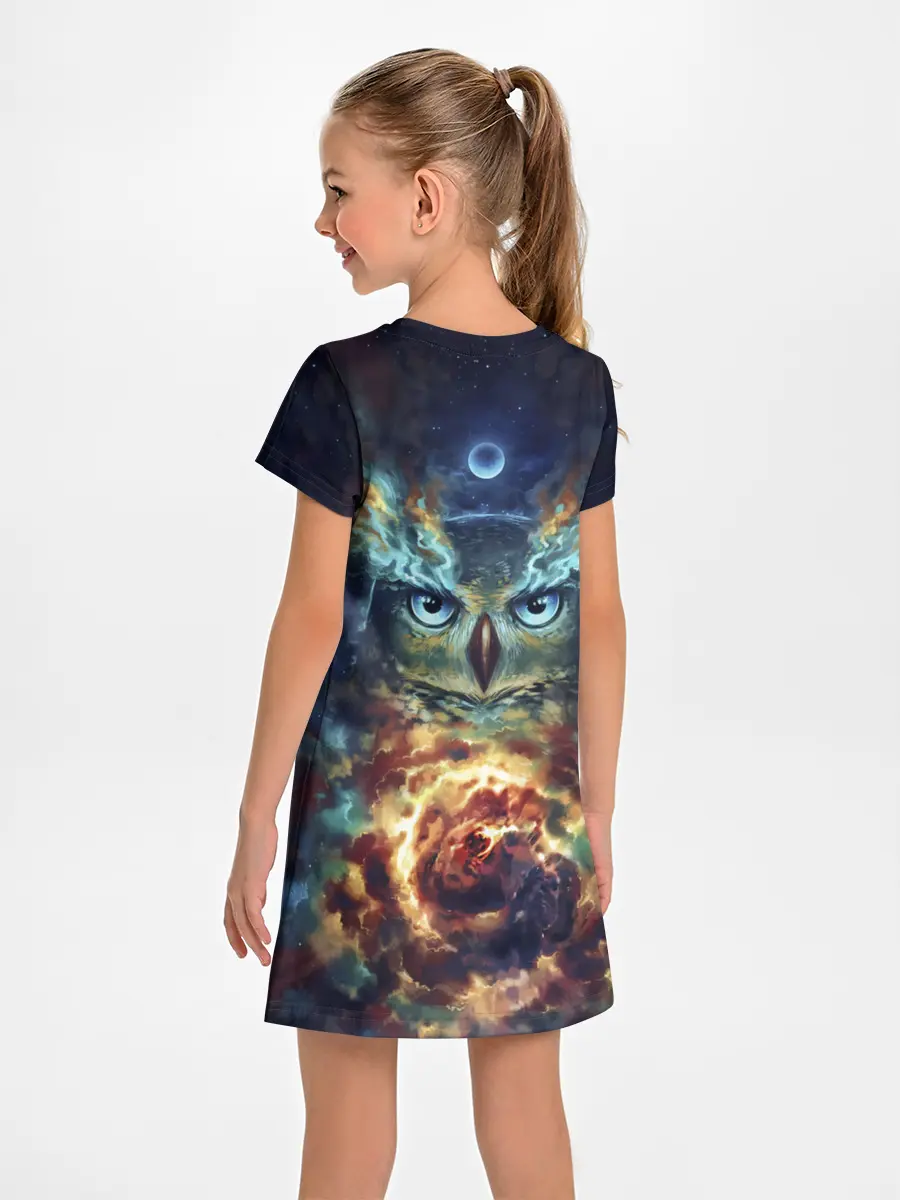 Детское платье / Сова Космос