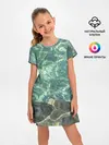 Детское платье / Морская вода с камнями