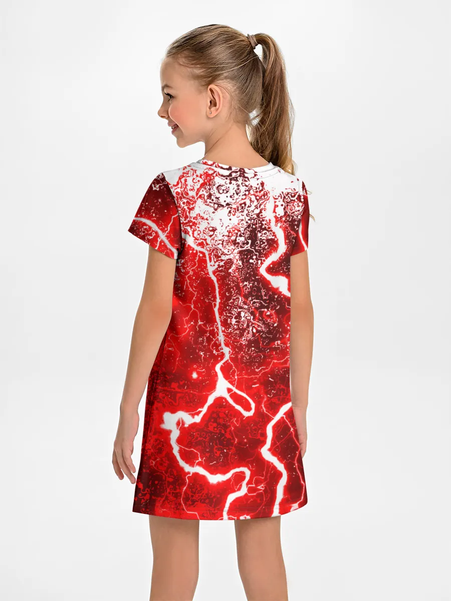 Детское платье / БРЫЗГИ КРАСОК