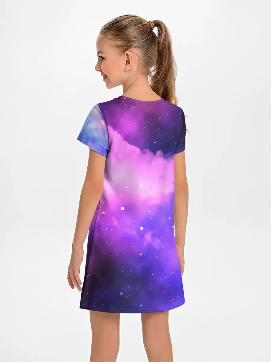 Детское платье / космос