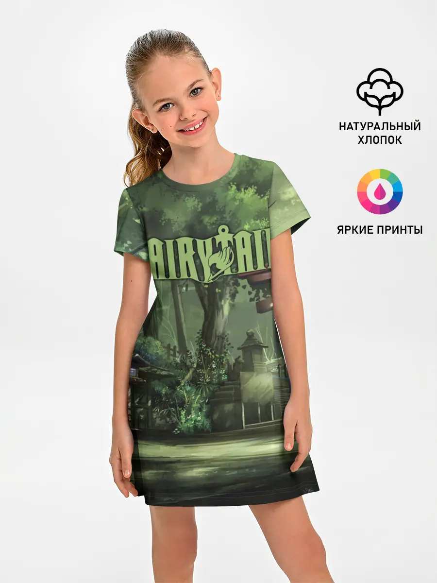 Детское платье / Фейри Тейл лес