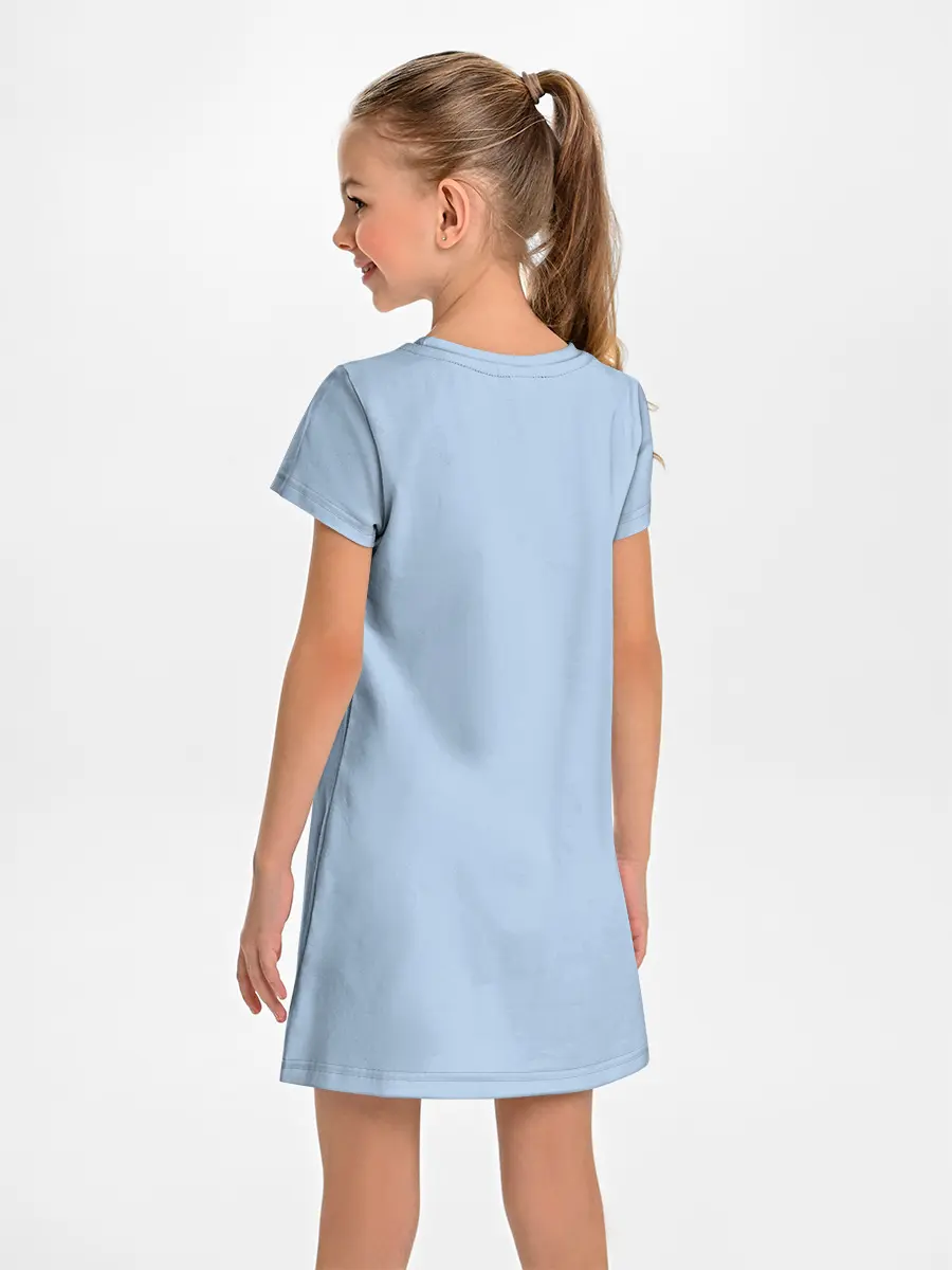 Детское платье / Совы на ветке