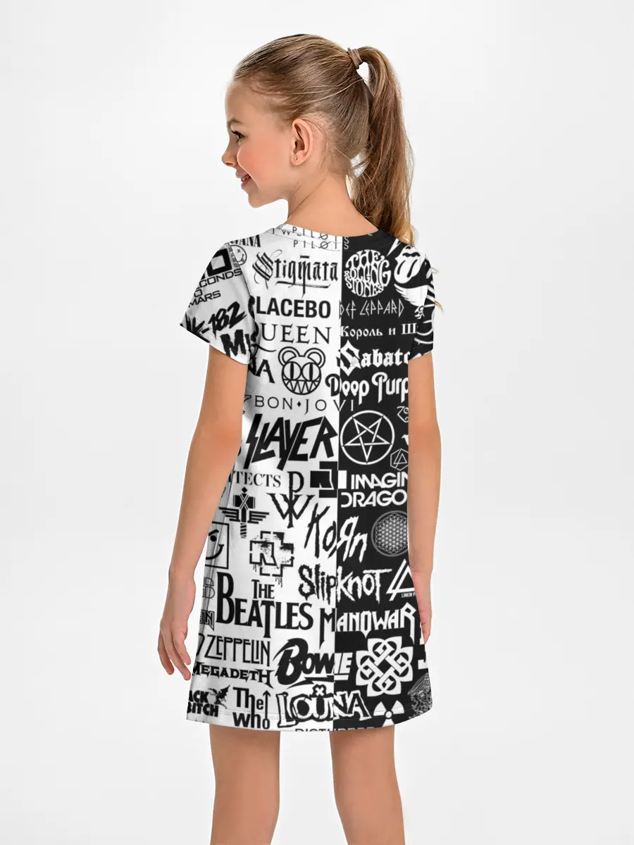 Детское платье / ЛОГОТИПЫ РОК ГРУПП