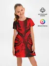 Детское платье / BLACK RED DRAGONS TATOO