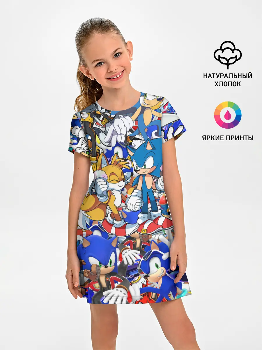 Детское платье / SONIC PATTERN | СОНИК