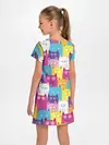 Детское платье / Разноцветные котики