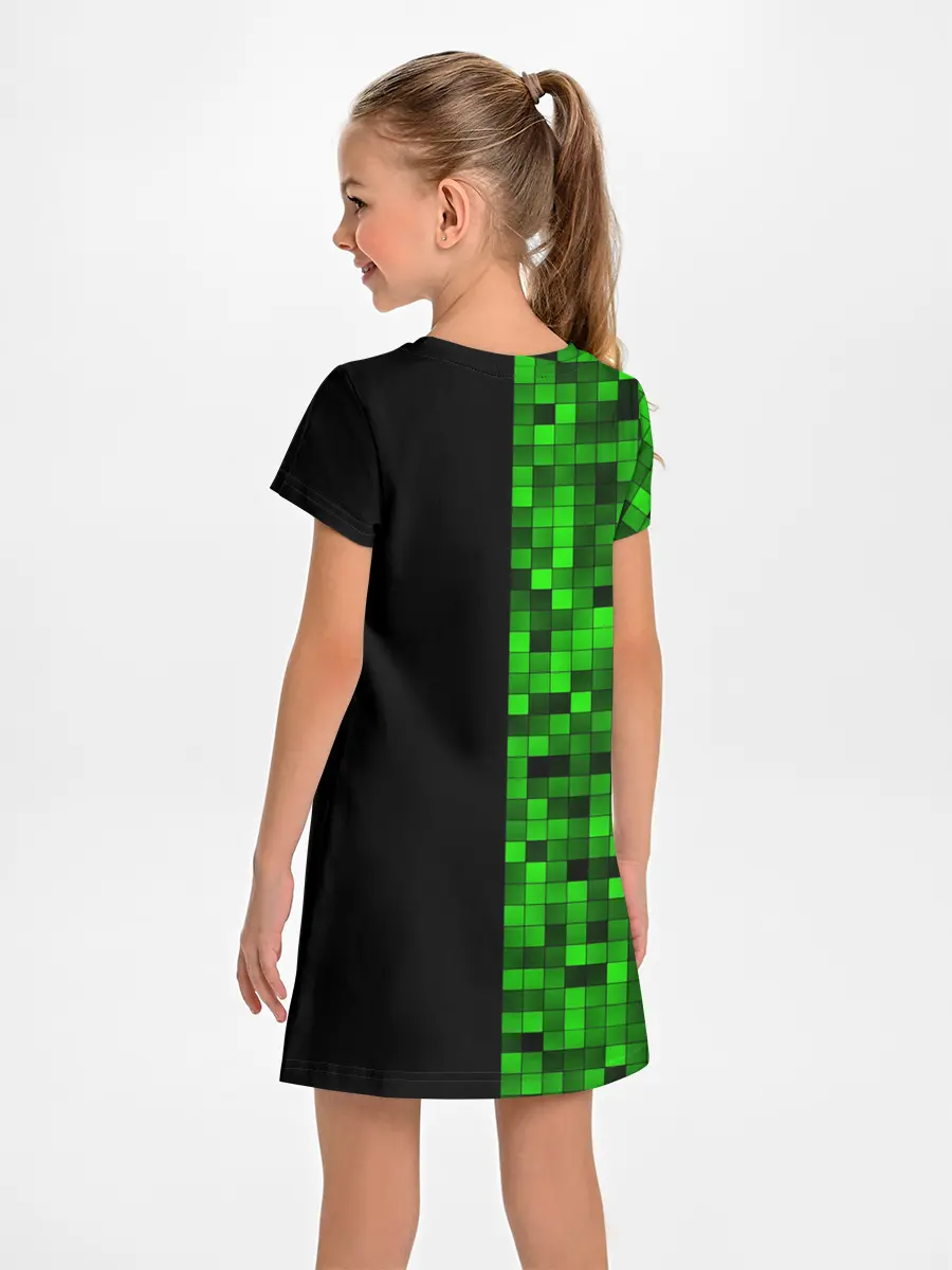 Детское платье / MINECRAFT