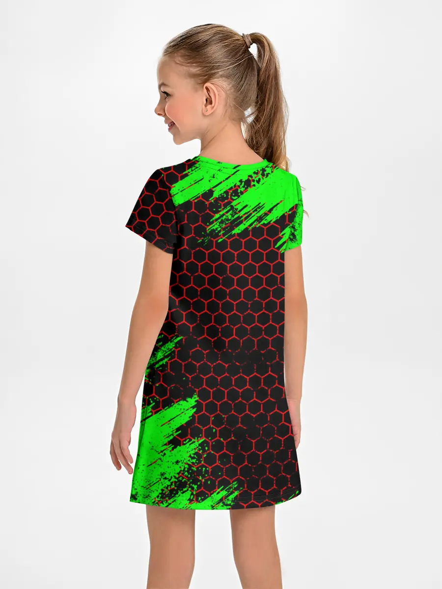 Детское платье / MINECRAFT CREEPER