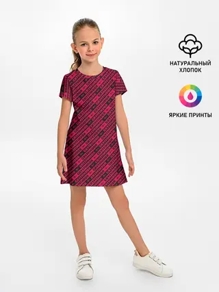 Детское платье / Гриффиндор паттерн