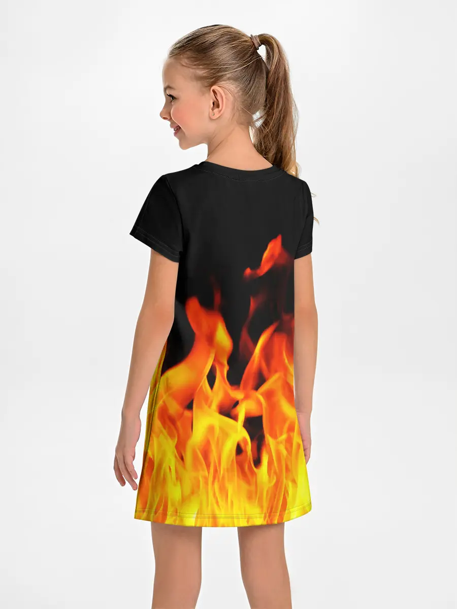 Детское платье / ОГНЕННЫЙ