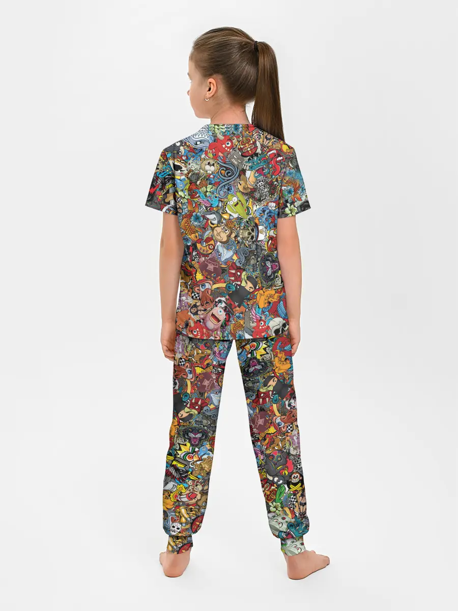 Детская пижама с брюками / Стикеры