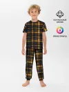 Детская пижама с брюками / В клетку