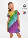 Детское платье / Яркая мозаика