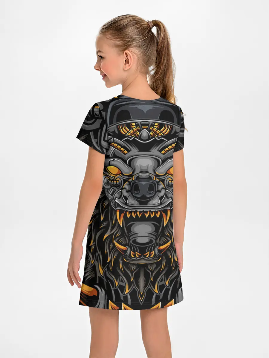 Детское платье / Хищный лев киборг