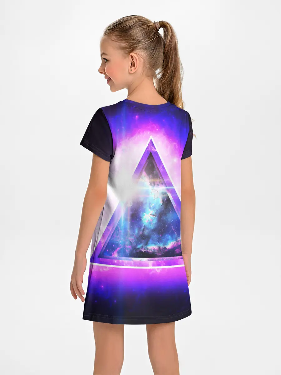 Детское платье / КОСМИЧЕСКИЙ ТРЕУГОЛЬНИК