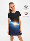 Детское платье / КОСМИЧЕСКИЙ РАССВЕТ 3D
