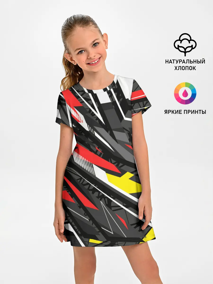 Детское платье / Фон. Абстракция.