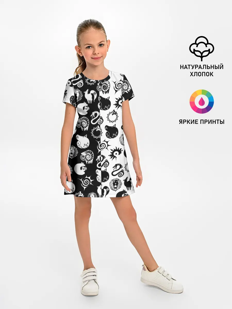 Детское платье / ЭМБЛЕМЫ 7 СМЕРТНЫХ ГРЕХОВ