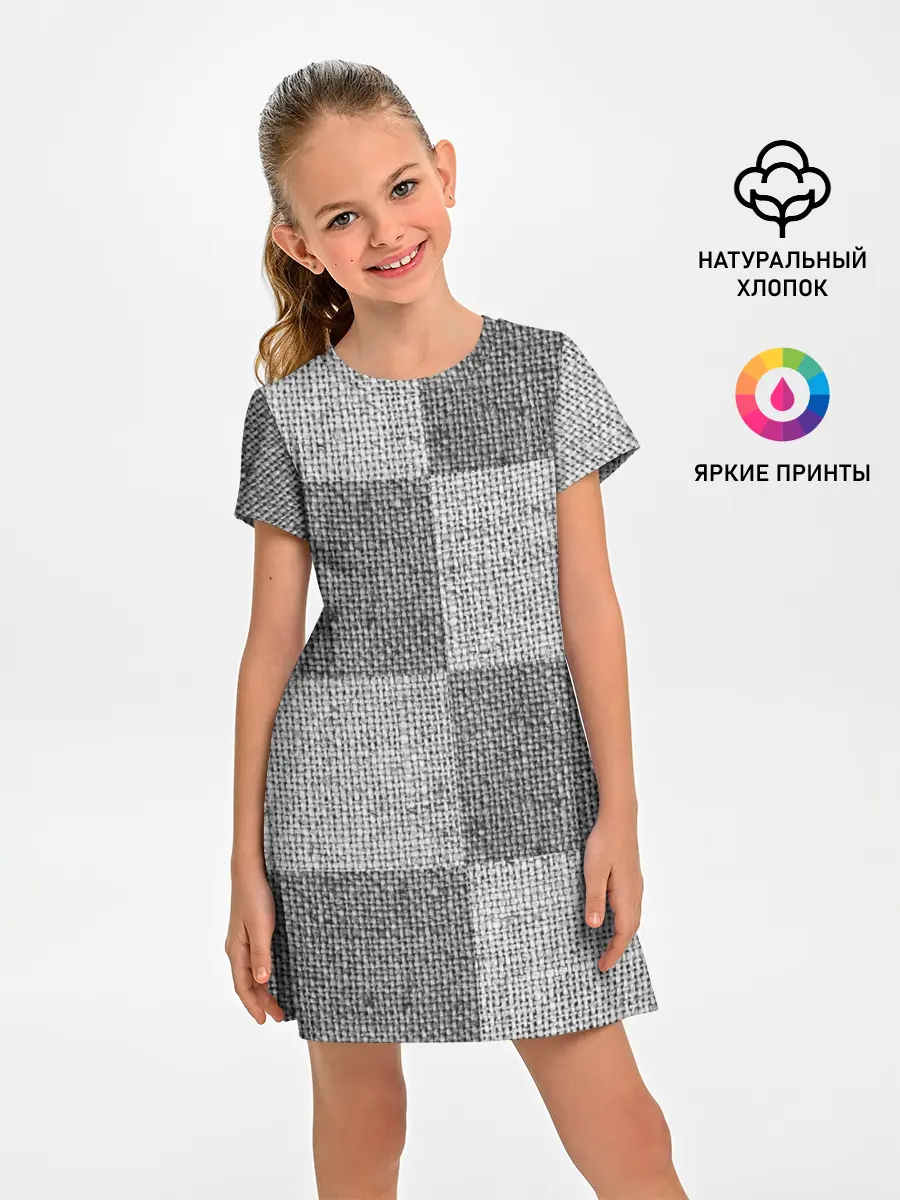 Детское платье / Denim Patchwork